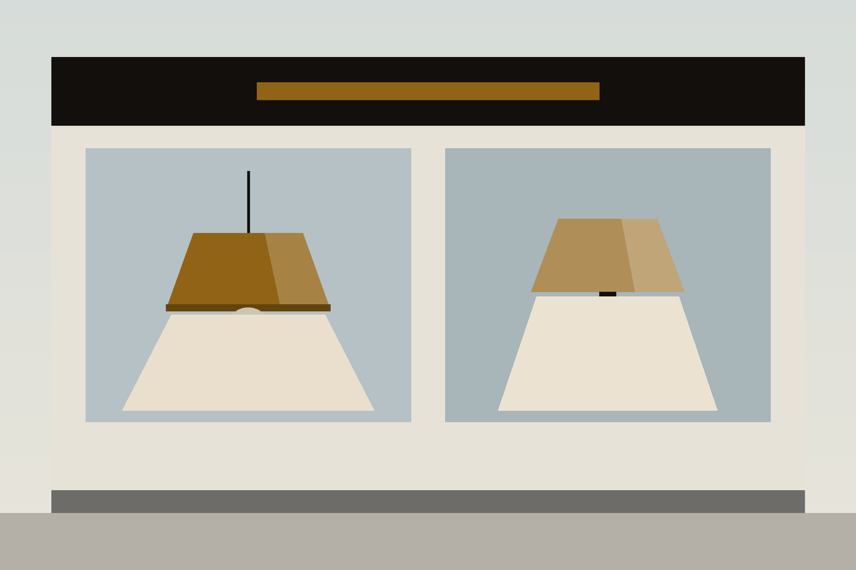 Le comptoir de reprise des anciennes lampes